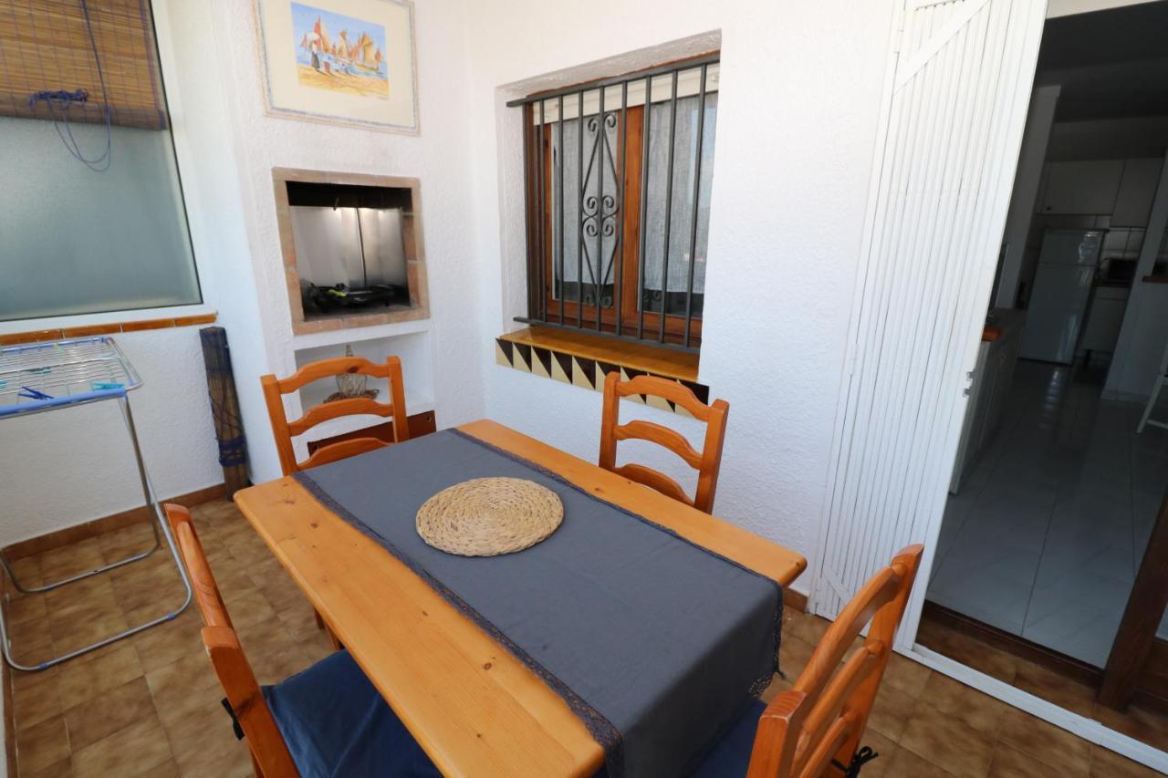Apartamento Jardins III B 2 - Piso con vista al mar y piscina Rosas Exterior foto