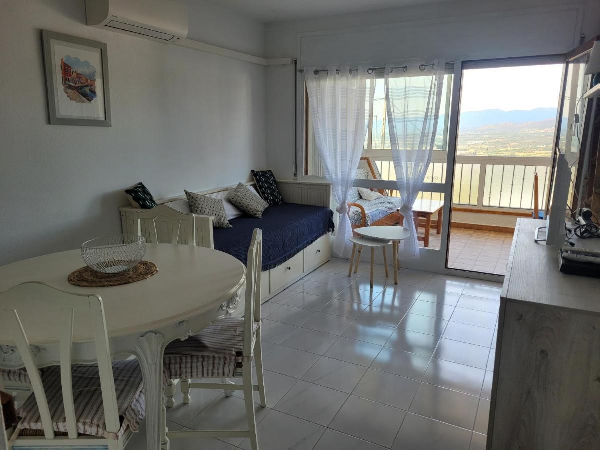 Apartamento Jardins III B 2 - Piso con vista al mar y piscina Rosas Exterior foto